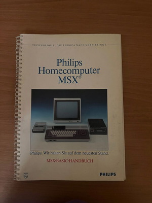 Philips MSX Basic manual original, like new, German edition
