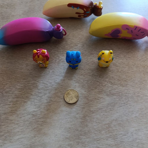 Go Bananas figures used, miniatures with animals and dolls