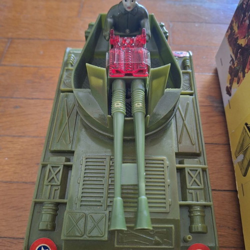 Panther Tank vintage battery-operated toy, like new, rare collectible