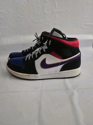 Nike Air Jordan 1 Mid "Rivals" σαν καινούργιο, πολύχρωμο