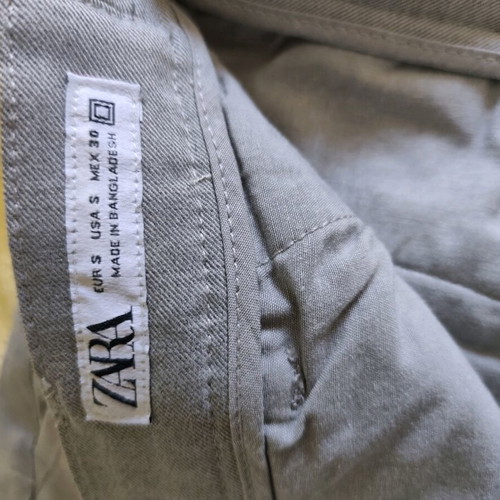 Zara men's gray pants small like new