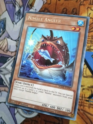 Nimble Angler Effect Monster μεταχειρισμένο Yu-Gi-Oh! κάρτα