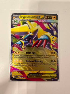 Pokemon Mega Manectric ex #50 card new