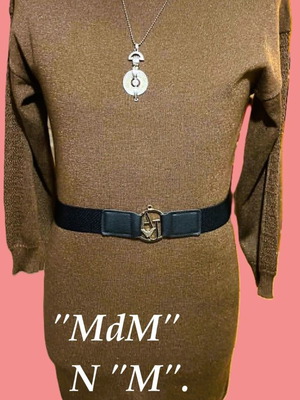 MdM blouse dress new, knitted brown size M