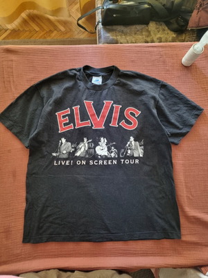 Vintage Elvis Mondial 1998 T-shirt used, size XL, black