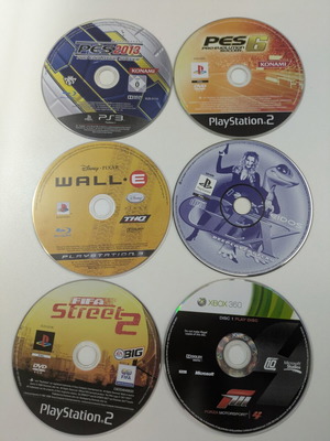 Πακέτο 6 μεταχειρισμένων Retro Games για PS1, PS2, PS3, Xbox 360