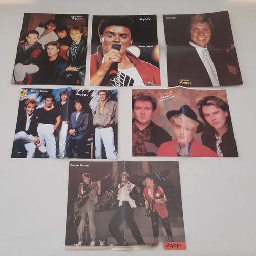 Duran Duran Posters used, pack of 25 double-page and 5 single from magazines