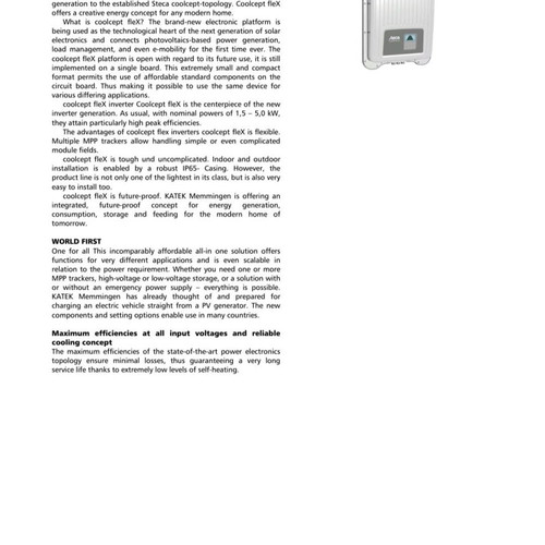 Katec StecaGrid 5011_2 new on-grid inverter made in Germany