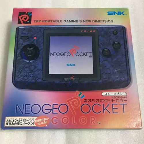 Neo Geo Pocket Color Blue Japan used, boxed