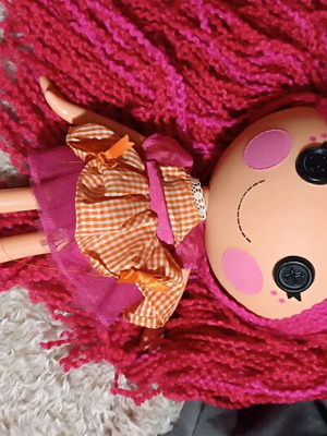 Lalaloopsy 12" (30cm) doll with red wool hair like new