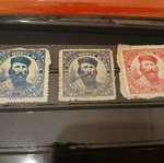 Italian vignettes used with Giuseppe Garibaldi, pack of 3