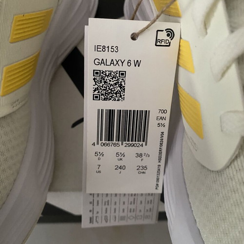 Adidas Galaxy 6 W sneakers Ivory Spark Crystal Sand size 38.5 new