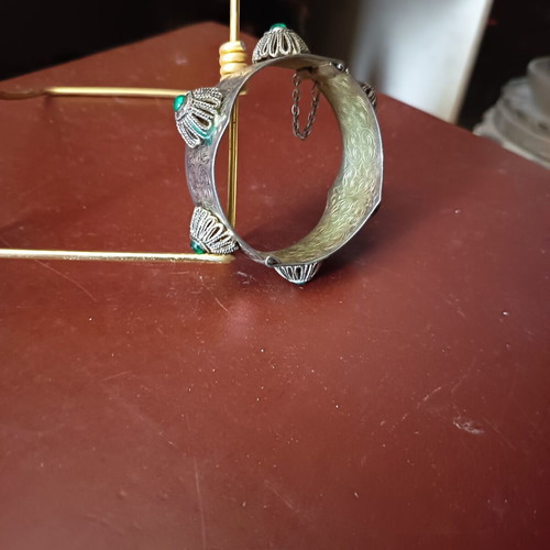 Bracelet No.1 like new, collectible with stones, possibly African