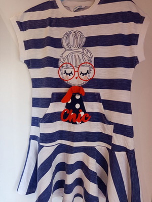 Φόρεμα Mayoral σαν καινούργιο, μπλε και κόκκινο, 7 ετών, μέγεθος 122 cm