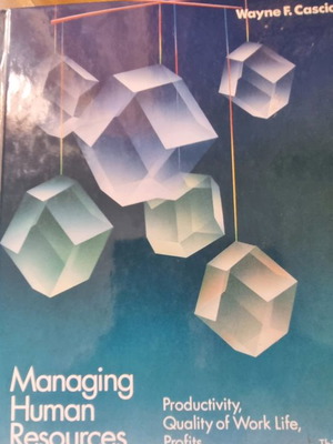 Managing Human Resources book on human resource management in perfect condition