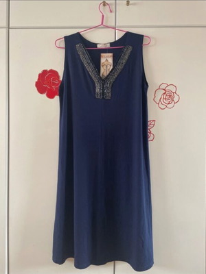 Summer dress new, elastic, blue Claire Katrania XXL