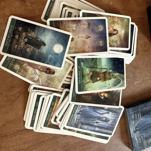 Thelema mini tarot cards 5x8 with manual