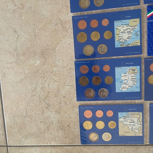 Coins from countries in uncirculated condition