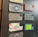iPhone 11 cases, pack of 8, like new