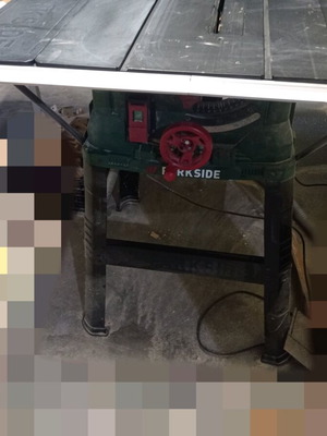 Parkside Floor-Standing Circular Saw like new, max cutting height 85mm