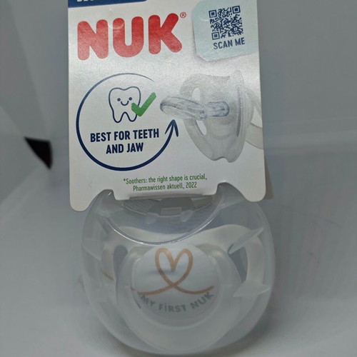NUK My First NUK silicone pacifier 0–6 months like new