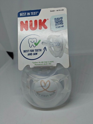 NUK My First NUK silicone pacifier 0–6 months like new
