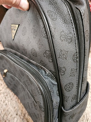 Guess backpack new, black and gray