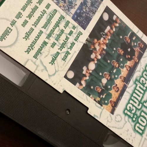 Panathinaikos collectible videocassettes like new, set of 3