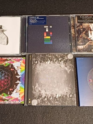 Coldplay discography 2000-2021 used, 10 CDs and 1 DVD