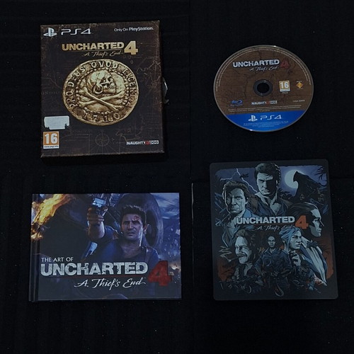 Uncharted 4 A Thiefs End Специално издание PS4 игра като нова