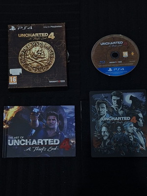 Uncharted 4 A Thiefs End Специално издание PS4 игра като нова