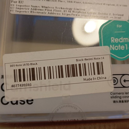 Nillkin Camshield Pro Case for Redmi Note 14 new with sliding camera cover