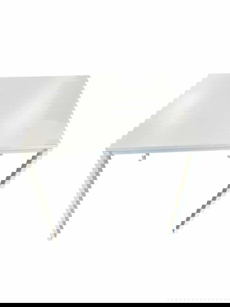 Λευκό τραπέζι κουζίνας 73x75x75