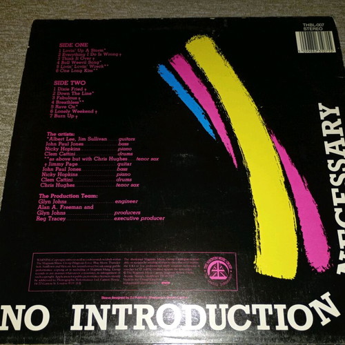 No Introduction Necessary LP album like new, blues