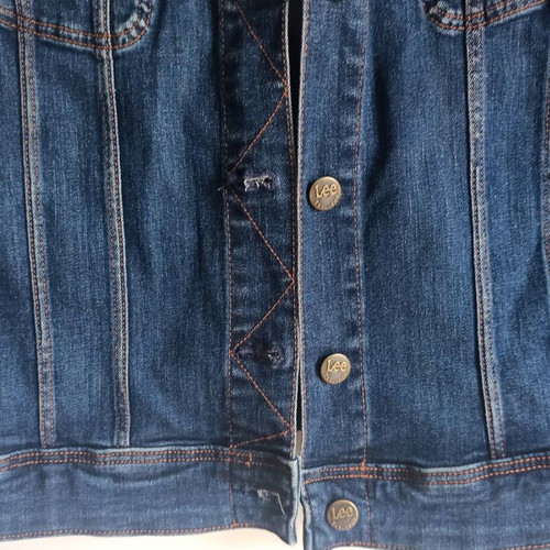 Lee denim jacket Slim Rider blue, like new, extra large women's