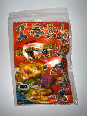 Sketistes red sealed pack new, figure 1990