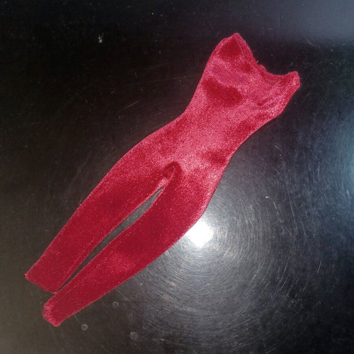 Barbie velour jumpsuit used, Barbie very velvet 1998