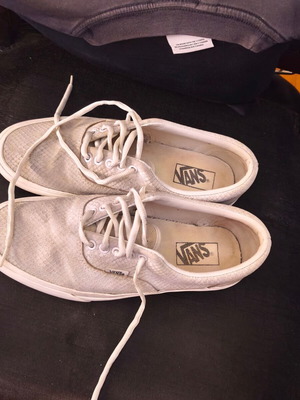 Vans sneakers size 41 used, white and gray