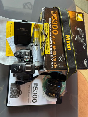 Nikon D5300 AF-P 18-55 VR kit new