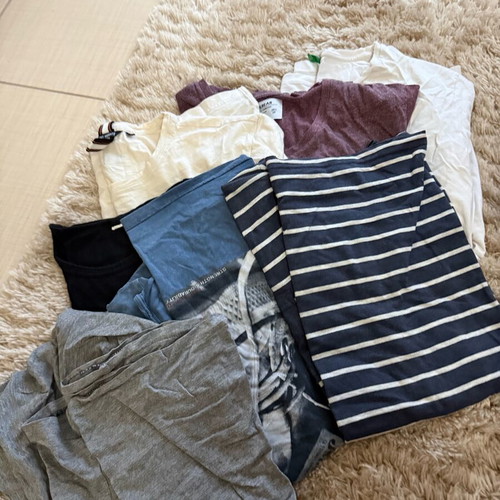 Men's pack of 8 used t-shirts and 4 shorts Tom Tailor