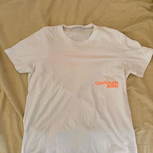 Calvin Klein Jeans T-shirt white, like new, size XL