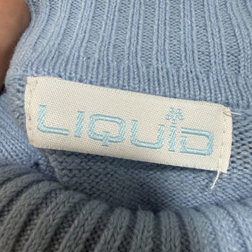 Knit used blue sweater size M