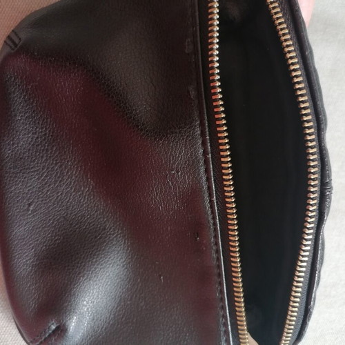 Zara black handbag with minor wear