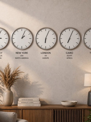 IKEA round wall clock, 30.5cm diameter, sturdy build