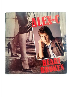 Alex C. Heart Broken 12" vinyl single like new, Italo-Disco