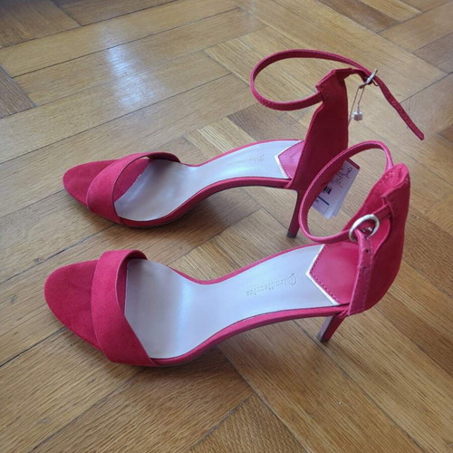 Stradivarius red women's sandals size 39, new