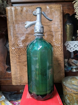 Vintage decorative soda bottle used