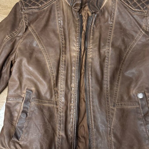 Attrattivo leather jacket brown size L like new