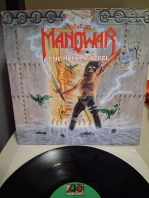 Manowar The Hell Of Steel vinyl record, metal genre