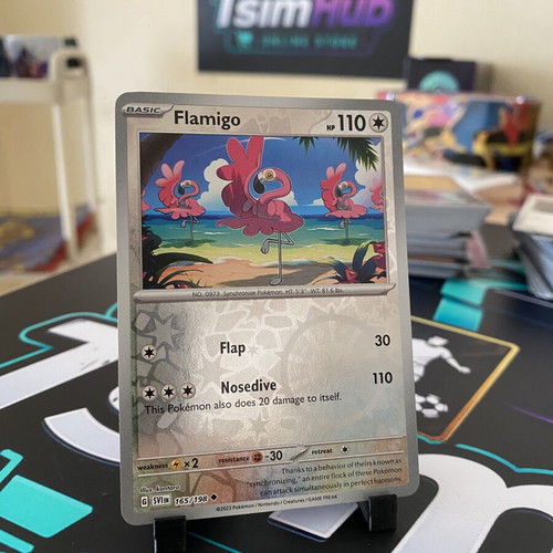 Flamigo Pokemon Card like new